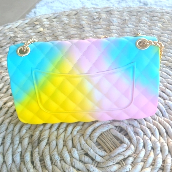 Rainbow pvc purse - Picture 3 of 5